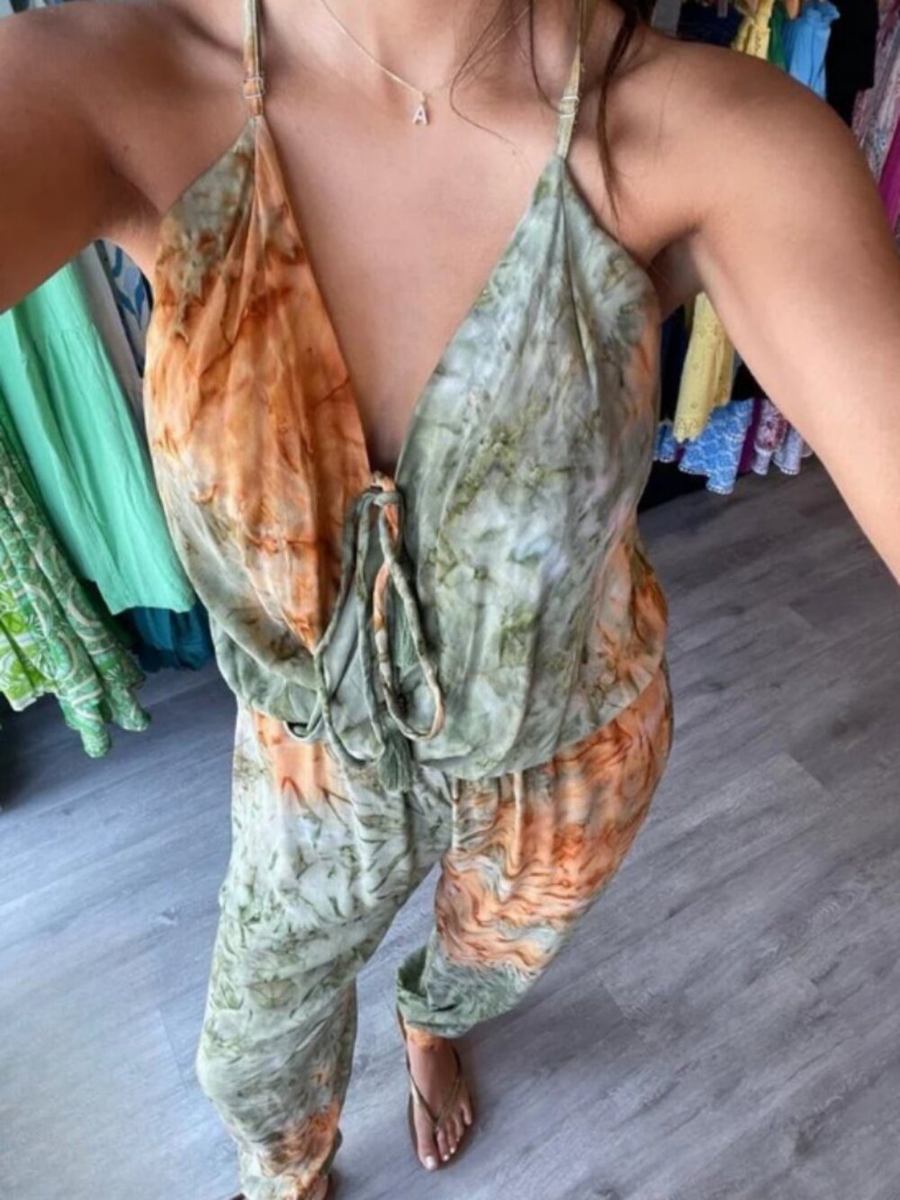 Khush Veda Jumpsuit - TD Seafoam Green